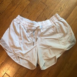 White lululemon shorts sz 10
